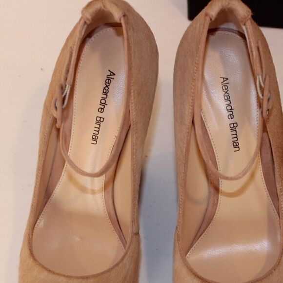 NEW Alexandre Birman Scarpin Nude Platform shoes size 7.5 - Picture 8 of 10